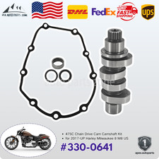 #330-0641 475C Chain Drive Cam Camshaft Kit for 2017-UP Harley Milwaukee 8 M8 US picture