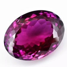 Raspberry Pink Rhodolite Garnet Natural 15 Ct Oval Cut Loose Certified Gemstone picture