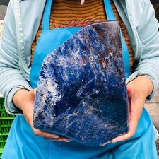 11.63 LB Natural Large Polished Sodalite Freeform Blue Mineral Specimen 5888 picture