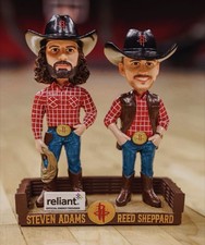 Houston Rockets Steven Adams and Reed Sheppard Rodeo Bobblehead SGA 1/26/26 picture