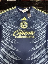 Club América 2025/26 Third Jersey Adidas Navy Blue Yellow – Men’s 3XL picture
