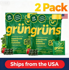Gruns Super Greens Gummies Superfood Supplement 2-Pack picture