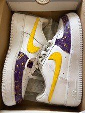 Custom Nike Air Force 1 Lakers 8.5W picture