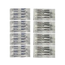Green Direct Salt and Pepper Packets, 200 pcs, 100 Salt & 100 Pepper Packs picture