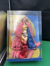 2016 Andy Warhol Portrait Barbie Puppe / Gold Label / Mattel DWF57, NrfB picture