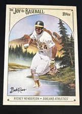 2023 Topps X Bob Ross The Joy of Baseball - Rickey Henderson #48 picture