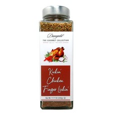 Gourmet Collection Kickin Chicken Finger Lickin' Seasoning Spice Blend Glass Jar picture