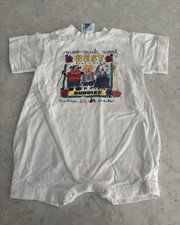 Vintage Baby B’gosh Farm Buddies Romper 12M Made USA Cow Pig Dog OshKosh picture