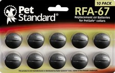 PetSafe Compatible RFA-67 Replacement Battery 10 pack picture