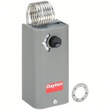 Dayton 1Uhh2 Line Volt Mechanical Tstat, Heat/Cool, 30-110 Degrees F, 60 To picture