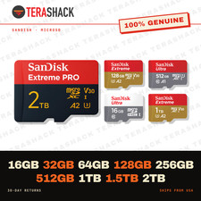 SanDisk MicroSD TF Memory Card 32GB 64GB 128GB 256GB 512GB 1TB Ultra Extreme Lot picture