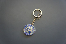 Genuine Mercedes-Benz Historical Vintage Logo Gold Stainless Steel Keychain Gift picture