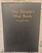 Antique The People War Book Autographed Edition History 1919 The Great World War picture