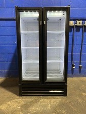 TRUE GDM-30-LD 2 GLASS DOOR REFRIGERATOR COOLER DISPLAY MERCHANDISER picture