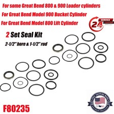 For Great Bend 800 & 900 Loader Cylinders F80235 Replacement Seal Kit 2PC picture