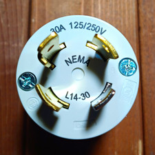 Hubbell L1430P Twist-Lock NEMA L14-30P Locking Plug 30A 125/250V picture
