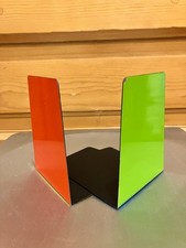 MCM Mid Century Modern 1960s JAPAN Enamel on Metal Bookends picture