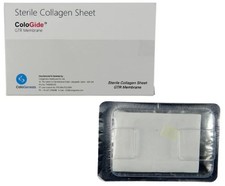 Dental Pack Of 10 New Colo Gide Sterile Collagen Sheet GTR Membrane 10 x 15mm picture