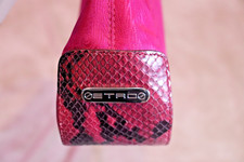 ETRO Fuchsia Pink Paisley and Snake Skin Bag picture