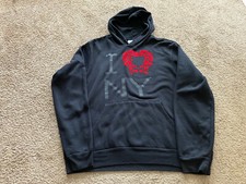 Rosie Assoulin New York Hoodie Size Large Black Pullover Heart Logo picture