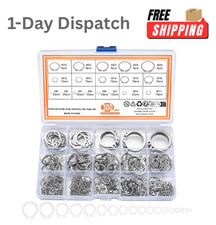 300 Pcs Retaining Ring Kit Internal External Snap Rings 18 Sizes Assortment Set picture