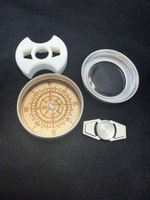 Zerofeud Compass Micro Fidget Spinner Stainless Steel EDC Full Complete Set Rare picture