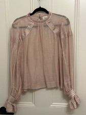  Aje Dusty Pink Blouse, size 10 picture