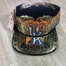 VTG Kentucky Wildcats Snapback Hat NWT Creation of Demand Black Wool All Over picture