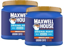 (2 Pack) Maxwell House Original Roast Ground Coffee, 27.5 oz Canister picture