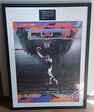 Russell Westbrook Signed Poster 40x29 Upbringing Poster Why Not Artist Burnett picture