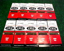 Lot (10) Vtg NOS IRC Resistor Snap Paks 1/2 Watt, MIL-R-11,`Style RC-32, 5%, Meg picture