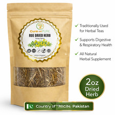 Cure wid PURE Organic Rue Dried Herb 2oz (56g) – Rutae Herba – Product of Pakist picture