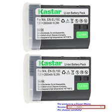 Kastar EN-EL15C ENEL15C Battery Pack Replacement for Nikon Zf Mirrorless Camera picture