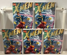 X-MEN #1E DOUBLE GATEFOLD COVER  JIM LEE MARVEL 1991  NM+ (9.6) OR BETTER picture