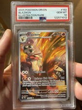 BLAZIKEN 2025 POKEMON DESTINED RIVALS 192/182 ILLUSTRATION RARE PSA 10 picture