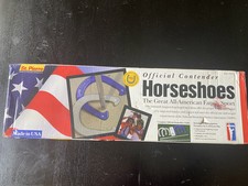 NEW ST PIERRE OFFICIAL CONTRDER HORSESHOE SET DROP FORGED STEEL. MADE IN USA picture