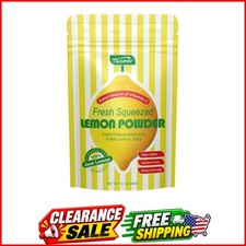 Freshly Squeezed Lemon Powder 10 Oz, Just Cold Pressed, Freeze Dried Lemon Ju... picture