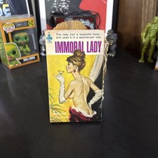IMMORAL LADY Russell Gage F233 Midwood 1963 GGA Vintage Sleaze Paperback picture
