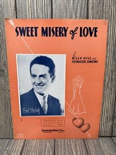 Vintage Sweet Misery of Love Billy Hill Seymour Simons 1936 Sheet Music picture
