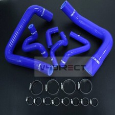 Blue Radiator Silicone Hose For 1986-1993 Ford Mustang GT COLD-CASE Foxbody 5.0L picture