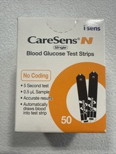 CareSens N - 50 Blood Glucose Test Strips Expires  12/26+ picture