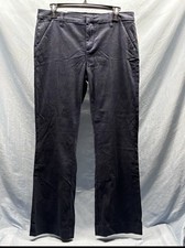 NWT Lila Ryan Jenalyn Bootcut Pants 10 Blue Brushed Sateen Pockets Mid Rise picture