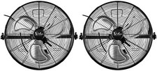 2Pack Simple Deluxe 20 Inch High Velocity 3-Speed Industrial Wall-Mount Fan picture