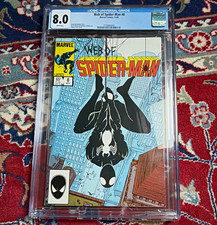 Web of Spider-Man #8 CGC 8.0 (1985) Marvel Comics Bill Mantlo Al Milgrom picture