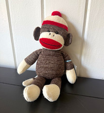 GANZ Webkinz Sock Monkey Plush HM747 with Sealed Code 2007 Retired picture