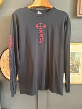 Vtg Ozzy Osbourne Ozzmosis Band Tee Black Red Long Sleeve Graphic XL Shirt Rare picture