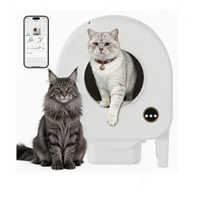 68L Automatic Self Cleaning Cat Litter Box with WiFi App & Sensor for Multi Cat picture