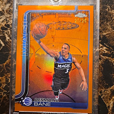 Topps 2024-25 Chrome Desmond Bane Orlando Magic #48 Orange Refractor /25 picture