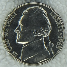 1965-P SMS Uncirculated Jefferson Nickel - from SMS set picture