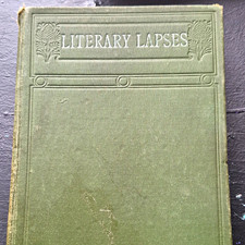 Literary Lapses Signed Hardcover Book in English - Literature & Fiction picture